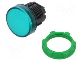 Control lamp | 22mm | Harmony XB5 | Ø22mm | IP66 | green | Kind: flat