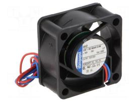 Fan: DC | axial | 12VDC | 40x40x20mm | 10m3/h | 18dBA | slide | 6000rpm