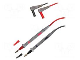Test lead: kit | probe tip x2,angular banana plug 4mm x2 | PVC