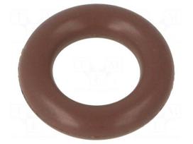 O-ring gasket | FPM | Thk: 2mm | Øint: 5mm | brown | -20÷200°C