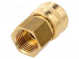 Quick connection coupling | 0÷35bar | brass | 42.5mm | 1000l/min