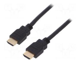 Cable | HDMI plug,both sides | PVC | HDMI 2.1 | 3m | black