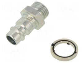Connector plug | -0.95÷10bar | Thread: G 1/4" | Thread: outside