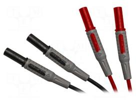 Test lead: kit | banana plug 4mm,both sides | Inom: 10A | Len: 1.2m