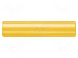 Adapter | yellow | 70VDC | 16A | 45mm | Insulation: polystyrol | 33VAC