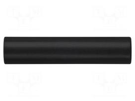 Adapter | black | 70VDC | 16A | 45mm | Insulation: polystyrol | 33VAC