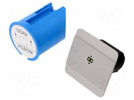 Sensor: laser | plaster embedded,in mounting box | 9÷27VDC | IP40