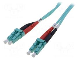 Fiber patch cord | OM3 | LC/UPC,both sides | 2m | 50/125um | LSZH | grey
