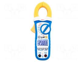 Meter: multifunction | digital,AC/DC pincers type | Øcable: 30mm
