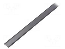 Cover for LED profiles | black | 2m | Kind of shutter: F | push-in