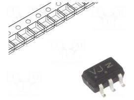 IC: digital | NOR | Ch: 1 | IN: 2 | TTL | SMD | SC88A | 2÷5.5VDC | -55÷125°C