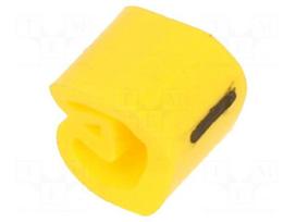Markers | Marking: - | 1.3÷3mm | PVC | yellow | -30÷80°C | leaded | CLI C