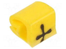 Markers | Marking: + | 1.3÷3mm | PVC | yellow | -30÷80°C | leaded | CLI C
