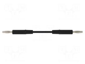 Test lead: single | 70VDC | 33VAC | 10A | banana plug 2mm,both sides