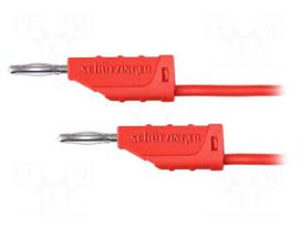 Test lead | 70VDC | 33VAC | 10A | banana plug 2mm,both sides | Len: 1m