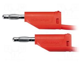 Test lead: single | 70VDC | 33VAC | 32A | banana plug 4mm,both sides