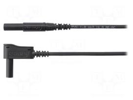Test lead | 16A | banana plug 4mm,angular banana plug 4mm | Len: 2m