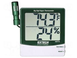 Thermo-hygrometer | -10÷60°C | 10÷99%RH | Accur: ±1°C