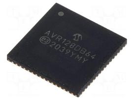 IC: AVR microcontroller | AVR128 | VQFN64 | 1.8÷5.5VDC | Cmp: 3 | AVR-DA
