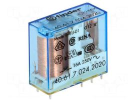 Relay: electromagnetic | Ucoil: 24VDC | SPDT | Icontacts max: 30A