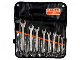 Wrench: combination spanner-set | bent | 8pcs.