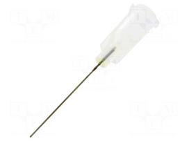 Needle: steel | 1" | Size: 27 | straight | 0.2mm | Mounting: Luer Lock