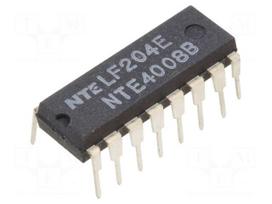 IC: digital | 4bit | Ch: 4 | IN: 2 | CMOS | THT | DIP16 | -55÷125°C | 3÷18VDC