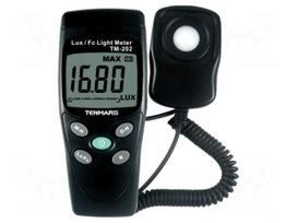 Light meter | 20/200/2k/20k/200klx,20/200/2k/20kFc | 3% | 2,5x/s
