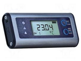 Data logger | temperature,humidity | IP4X | Display: LED | ±0.3°C | ±2%