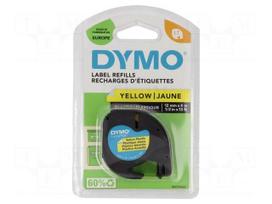 Tape | 12mm | 4m | yellow | for printer | LetraTag