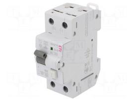 RCBO breaker | Inom: 10A | Ires: 30mA | Poles: 2 | 230/400VAC | IP20 | KZS