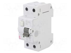 RCBO breaker | Inom: 16A | Ires: 30mA | Poles: 2 | 230/400VAC | IP20 | KZS