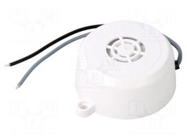 Sound transducer: piezo signaller | 30mA | Ø: 54mm | H: 25mm | 12÷24V