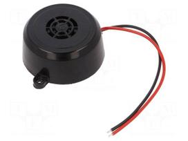 Sound transducer: piezo signaller | 30mA | Ø: 54mm | H: 25mm | 12÷24V