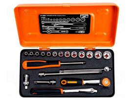 Wrench-set | 6-angles,socket spanner | 1/4" | 20pcs.