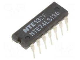 IC: digital | XOR | Ch: 4 | IN: 2 | TTL | THT | DIP14 | OUT: open collector
