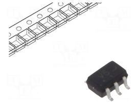 IC: digital | NOT | Ch: 1 | IN: 1 | CMOS | SMD | SC88A | 2÷5.5VDC | -55÷125°C