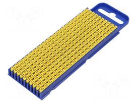 Markers | 2.8÷3.8mm | polyamide | yellow | -40÷85°C | push-in | WIC