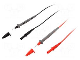 Test lead: kit | probe tip x2,angular banana plug 4mm x2