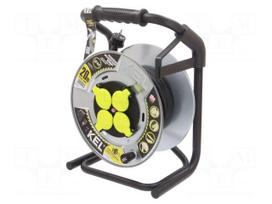 Extension lead | H05RR-F | 3G1.5mm2 | 20m | rubber | black | PB-HEAVY