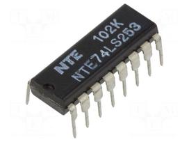IC: digital | 4 to 1 line,multiplexer,data selector | Ch: 2 | DIP16