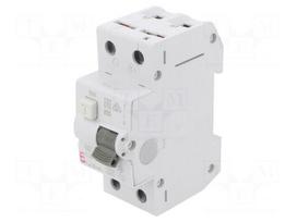 RCBO breaker | Inom: 20A | Ires: 30mA | Poles: 2 | 230/400VAC | IP20 | KZS