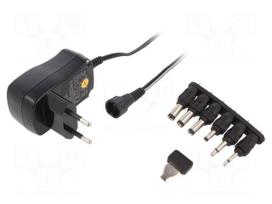 Power supply: switching | 3VDC | 0.6A | Usup: 100÷240VAC | straight