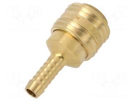 Quick connection coupling | 0÷35bar | brass | L: 55mm | 1000l/min