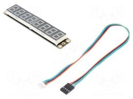 Display: LED | No.char: 8 | green | 117x22mm | Gravity | 5VDC | -40÷85°C
