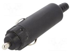 Cigarette lighter plug | Sup.volt: 12VDC | Inom: 20A | 12V/20A | black