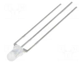 LED | red/yellow-green | 3mm | 100° | Front: convex | No.of term: 3