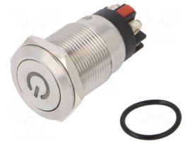 Switch: vandal resistant | Pos: 2 | SPDT | 3A/220VAC | 5A/24VDC | IP65