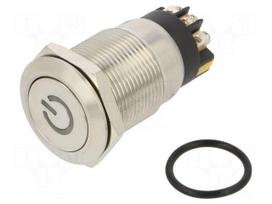 Switch: vandal resistant | Pos: 2 | SPDT | 3A/220VAC | 5A/24VDC | IP65