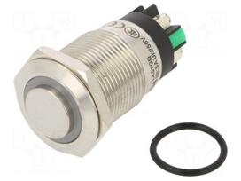 Switch: vandal resistant | Pos: 2 | SPDT | 3A/220VAC | 5A/24VDC | IP65